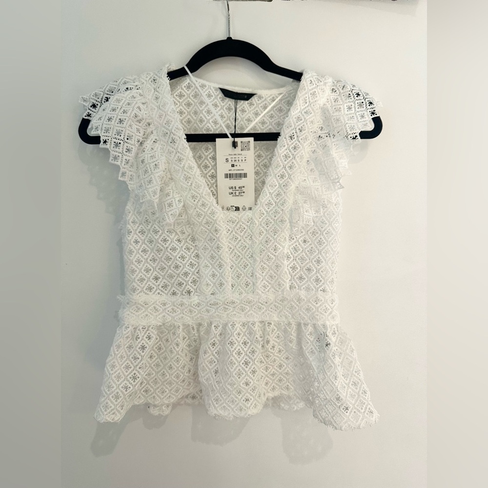 Zara V-neck sleeveless top.